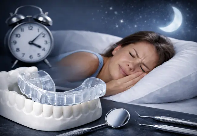 how to stop teeth grinding at night