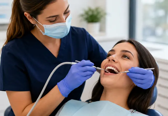 can dental cleaning whiten teeth