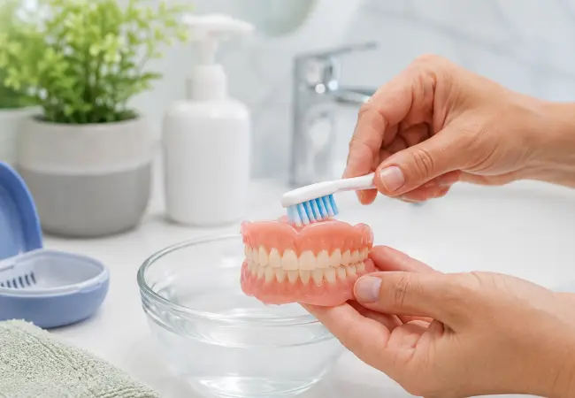 how to take care of dentures