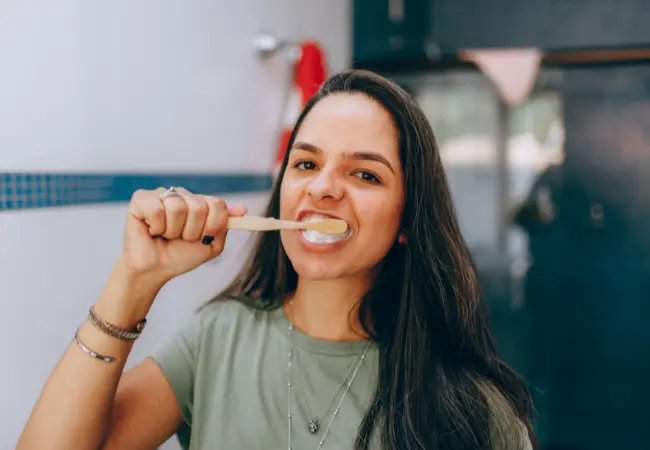 bleeding gums when brushing