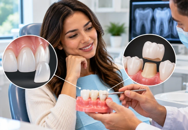 veneers vs. crowns